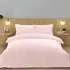 Helsinki Double Size Duvet Cover Set - Blush, Fleece
