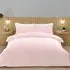 Helsinki Single Size Duvet Cover Set - Blush, Fleece