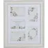 Hembury Rustic 5 Aperture Collage Frame - Off White