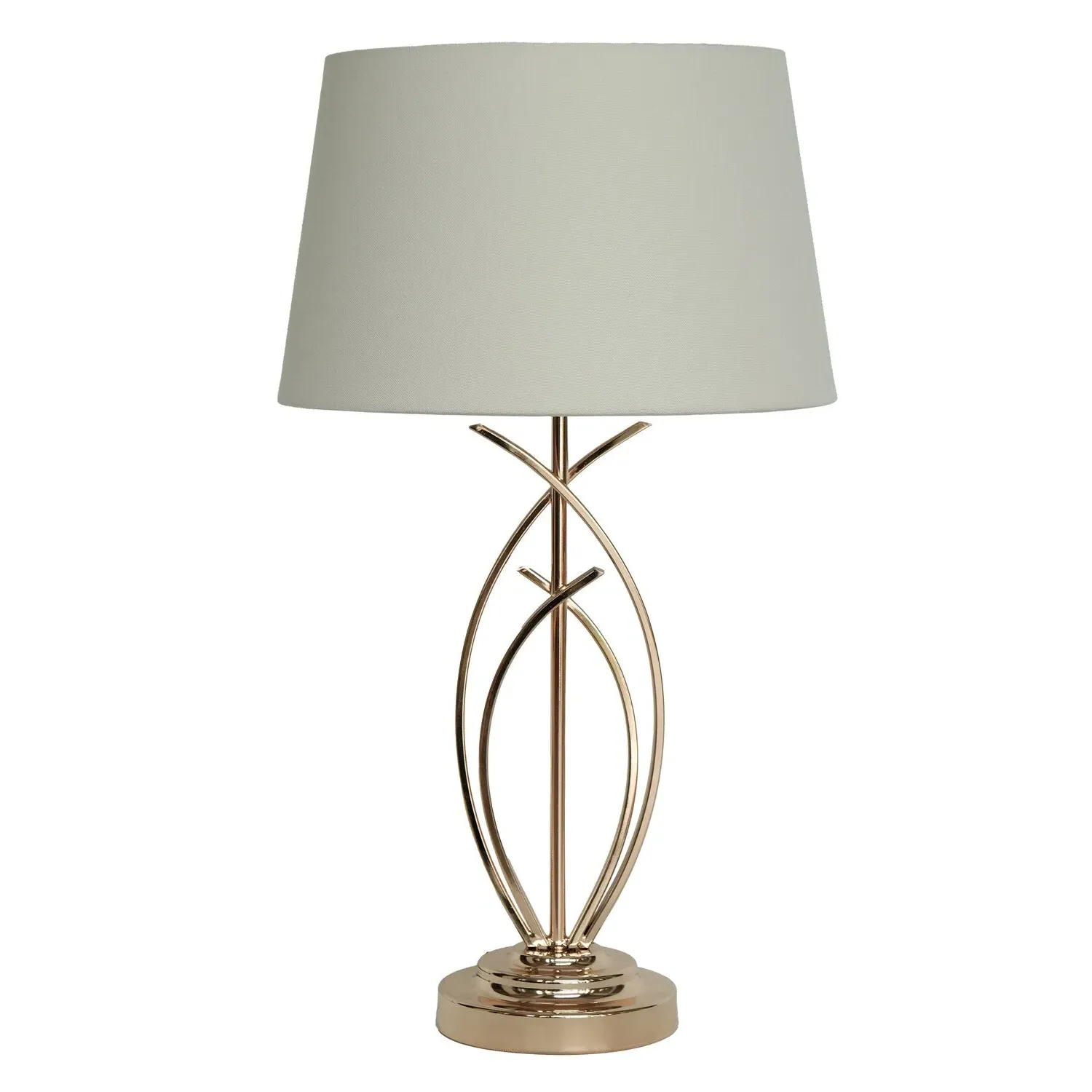 Hensley Table Lamp - White, Gold image