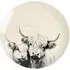 Highland Cow Dinner Plate - Cream