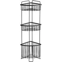 Hilton 3 Tier Corner Caddy - Grey