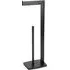 Holborn Freestanding Toilet Roll Holder - Matt Black