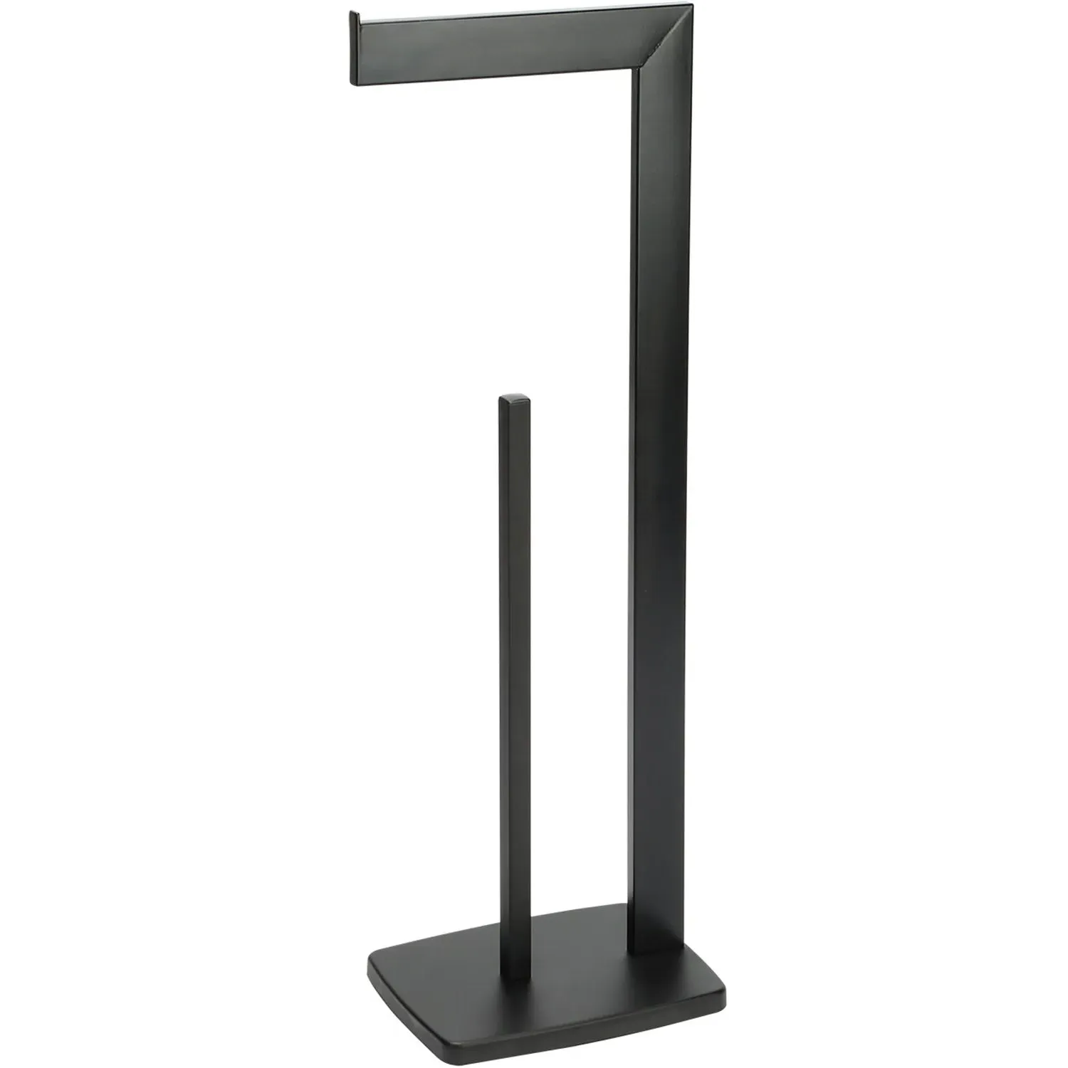 Holborn Freestanding Toilet Roll Holder - Matt Black