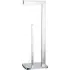 Holborn Freestanding Toilet Roll Holder - Stainless Steel
