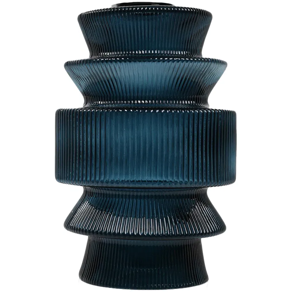 Holborn Glass Ceiling Pendant Light - Blue image