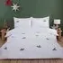 Holly and Berries King Size Duvet Set - White
