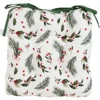 Holly Seat Pad - Green