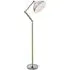 Holme Angled Floor Lamp - Silver