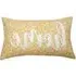 Home Embroidered Cushion - Yellow