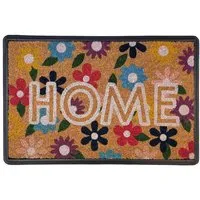 Home Flowers Coir Tray Mat - Brown