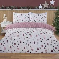 Home for Christmas Super King Duvet Set - Multicolour