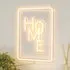 Home LED Neon Sign - Warm White