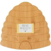 Honey Bees Beehive Serving Board - Natural, Bamboo