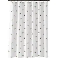 Honey Bees Shower Curtain - White
