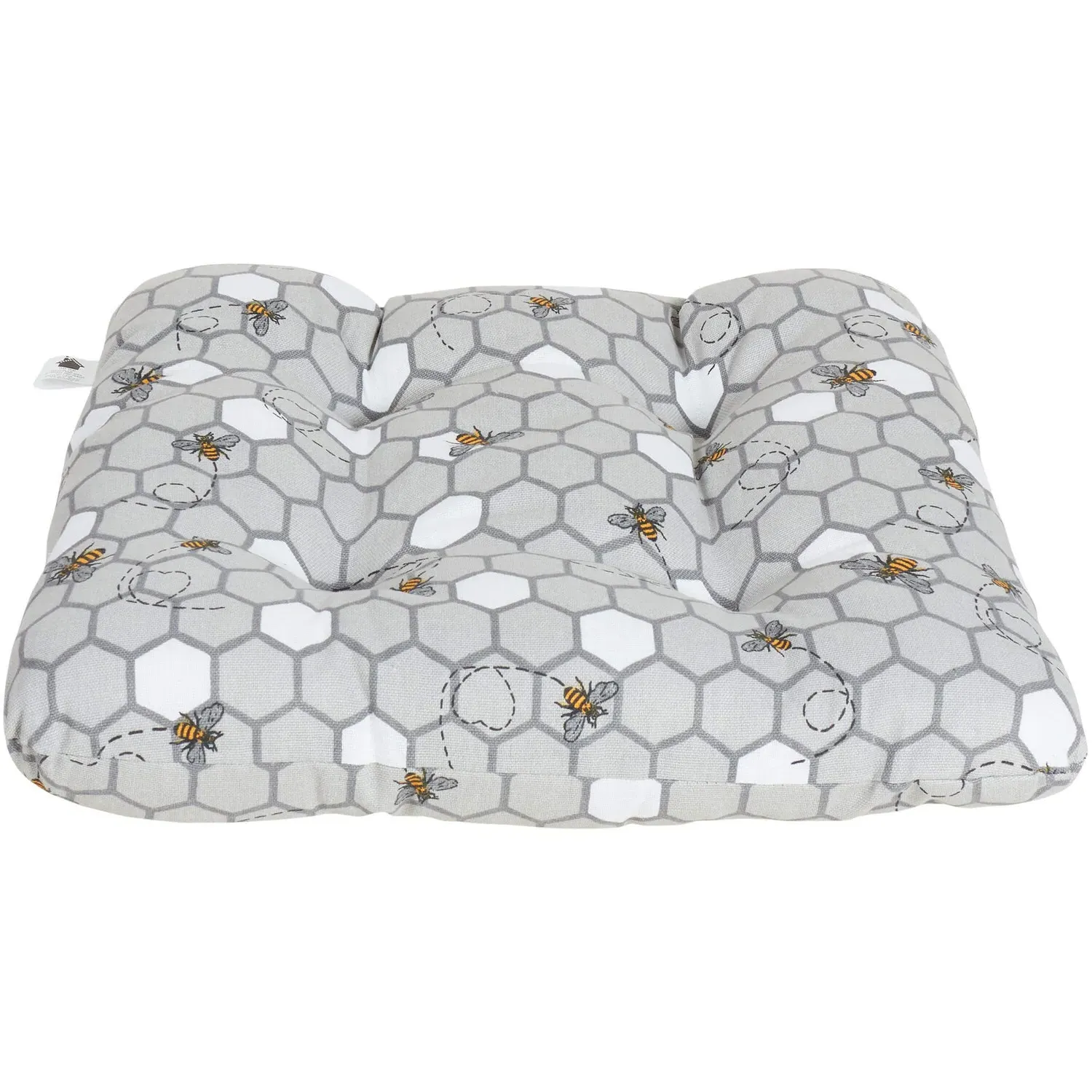 Honeycomb Seat Pad - Grey, Cotton