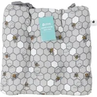 Honeycomb Seat Pad - Grey, Cotton