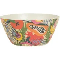 Honolulu Serving Bowl with Tropical Fruit Design