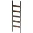 Hudson Ladder Towel Rack - Black, Brown