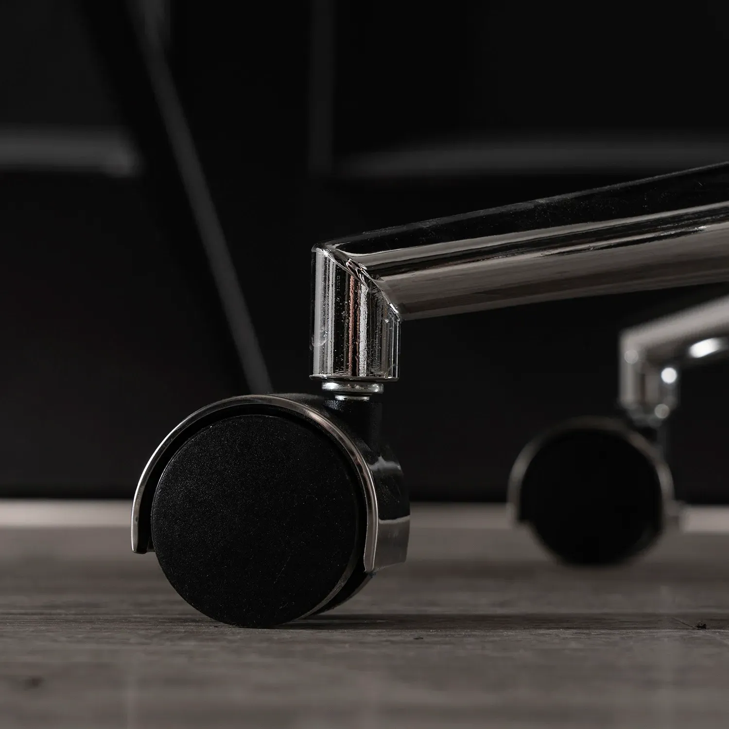 Hudson Linen Office Chair - Black