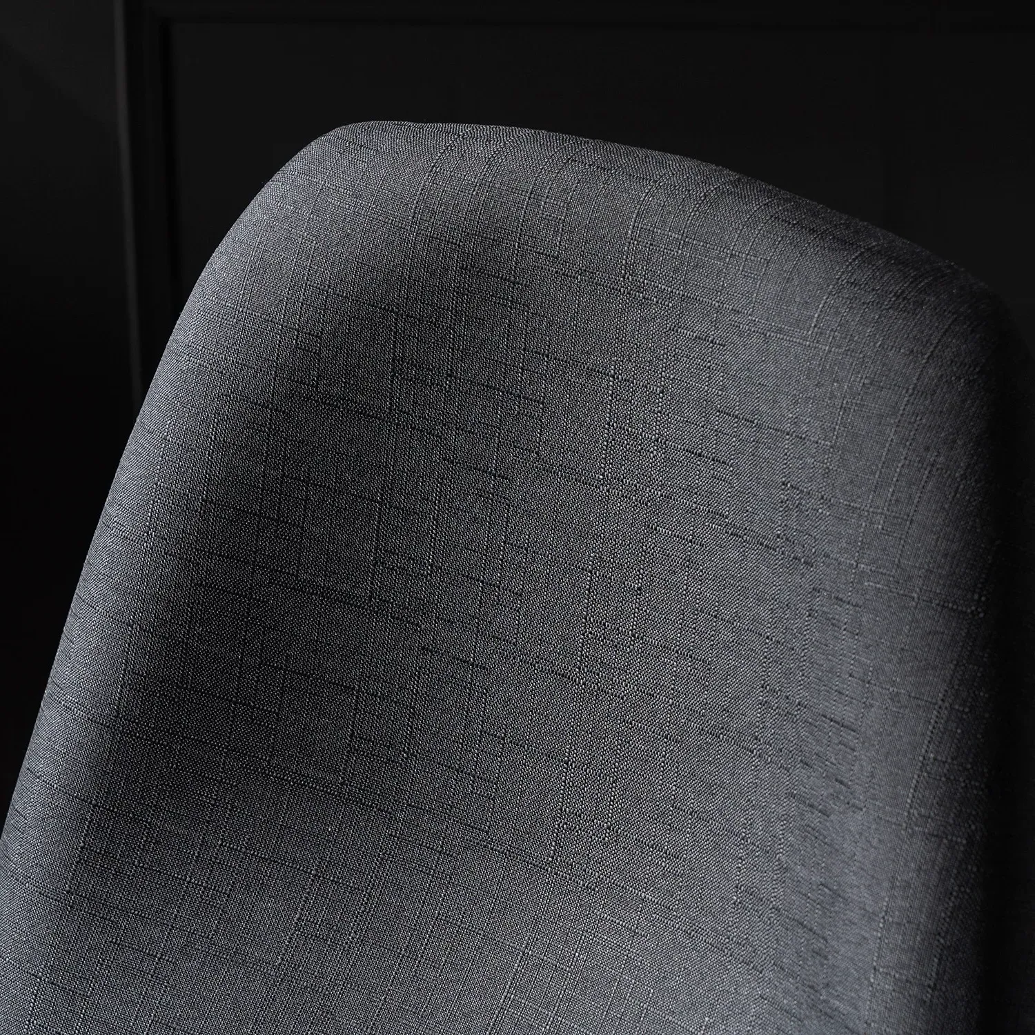 Hudson Linen Office Chair - Black