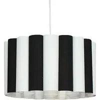 Hughie Striped Lamp Shade - Black