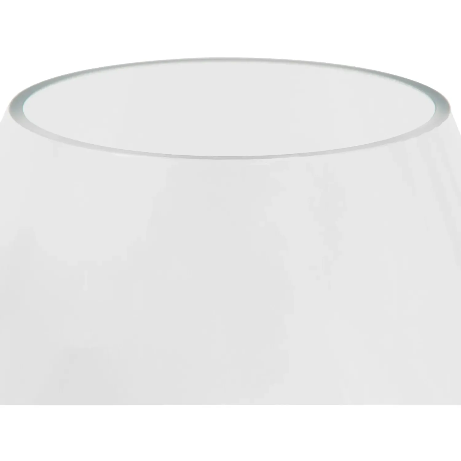 Hurricane Candle Holder with Black Wooden Base - Clear