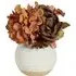 Hydrangea Vase Arrangement - Burnt Orange