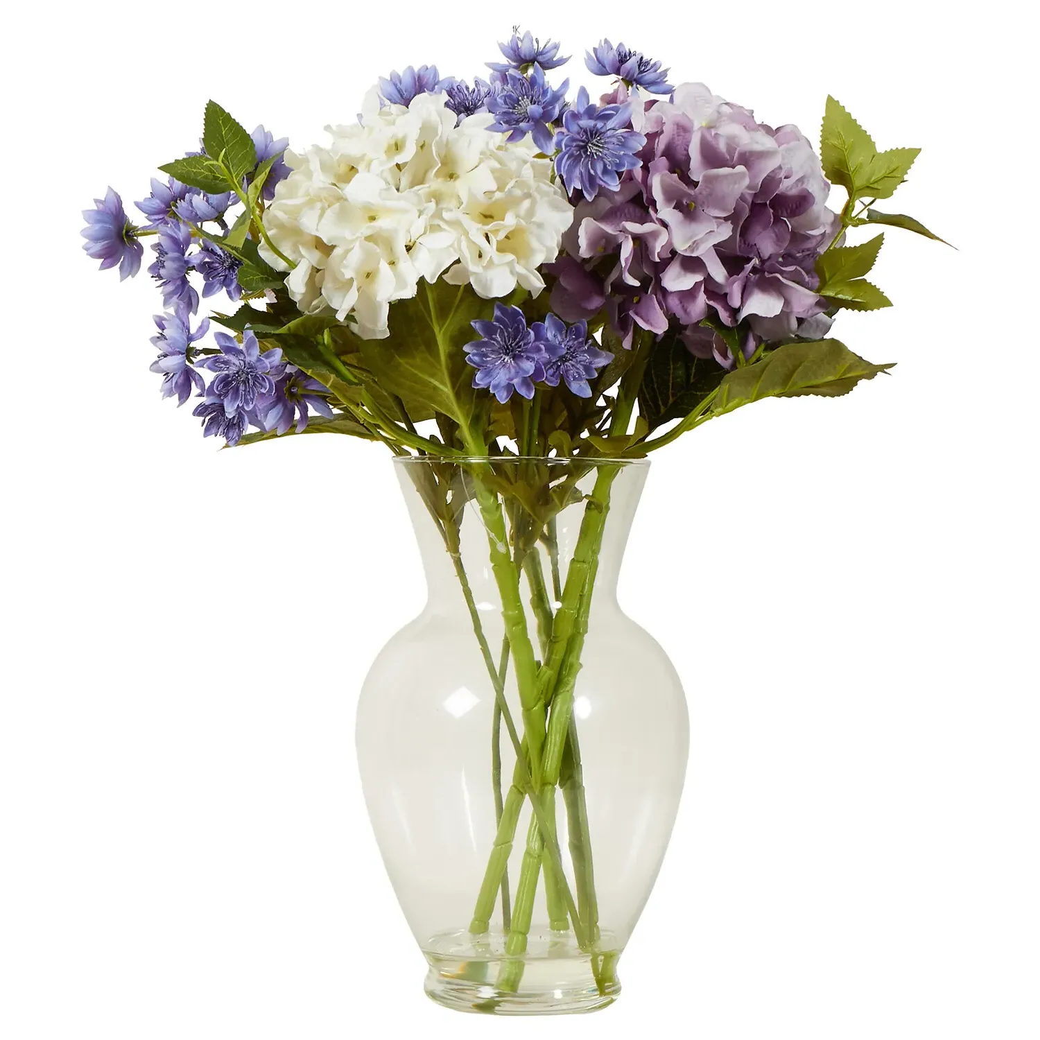 Hydrangea Vase Arrangement - Purple