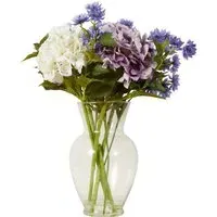 Hydrangea Vase Arrangement - Purple