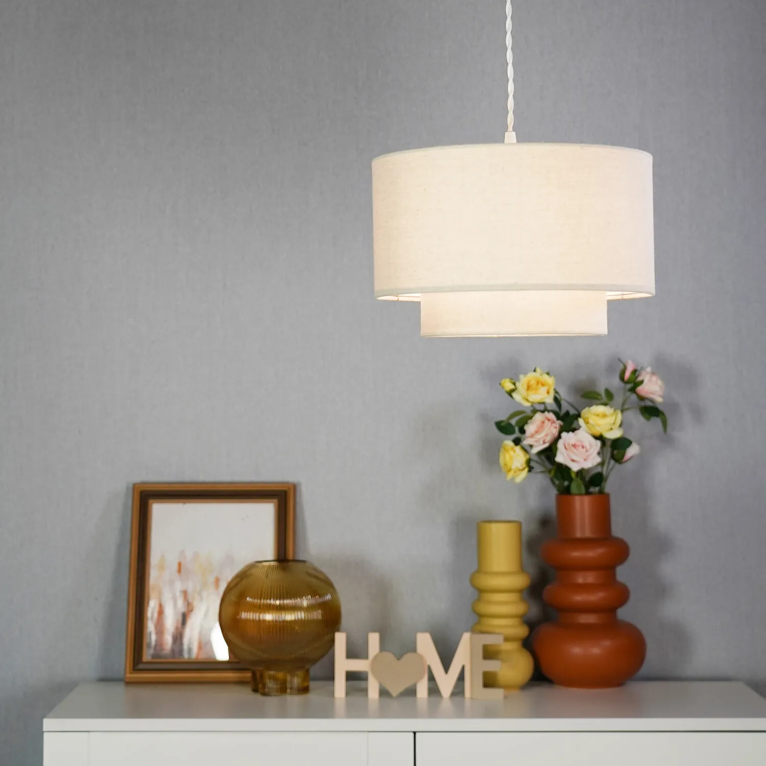 Imani Linen Shade - Beige