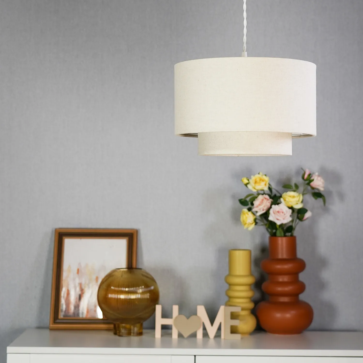 Imani Linen Shade - Beige