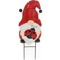 Indoor/Outdoor Ladybird Gonk Stake - Red