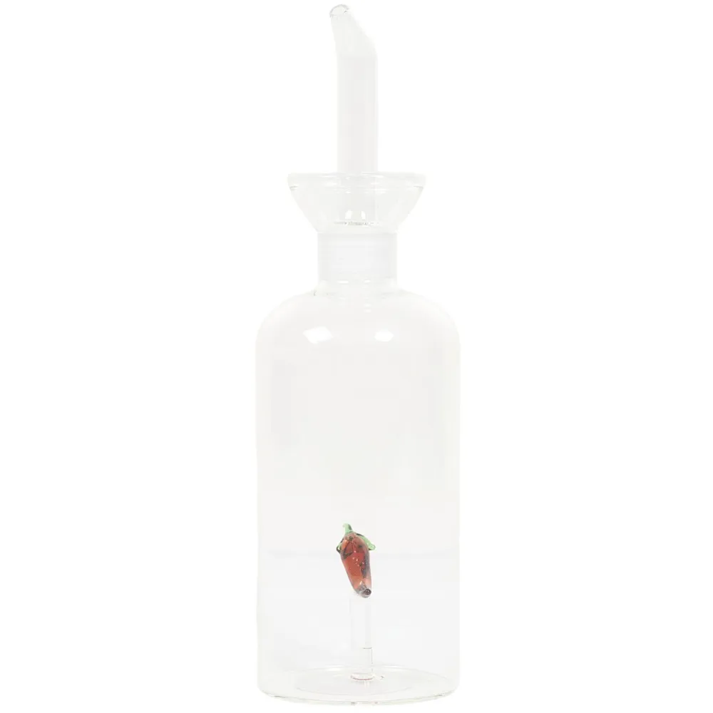 Inner Icon Oil Jar with Spout - Chilli/Olive Design