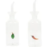 Inner Icon Oil Jar with Spout - Chilli/Olive Design