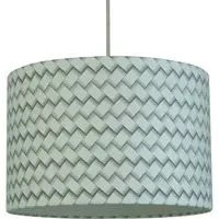 Interlinked Lamp Shade - Monochrome, Faux Suede