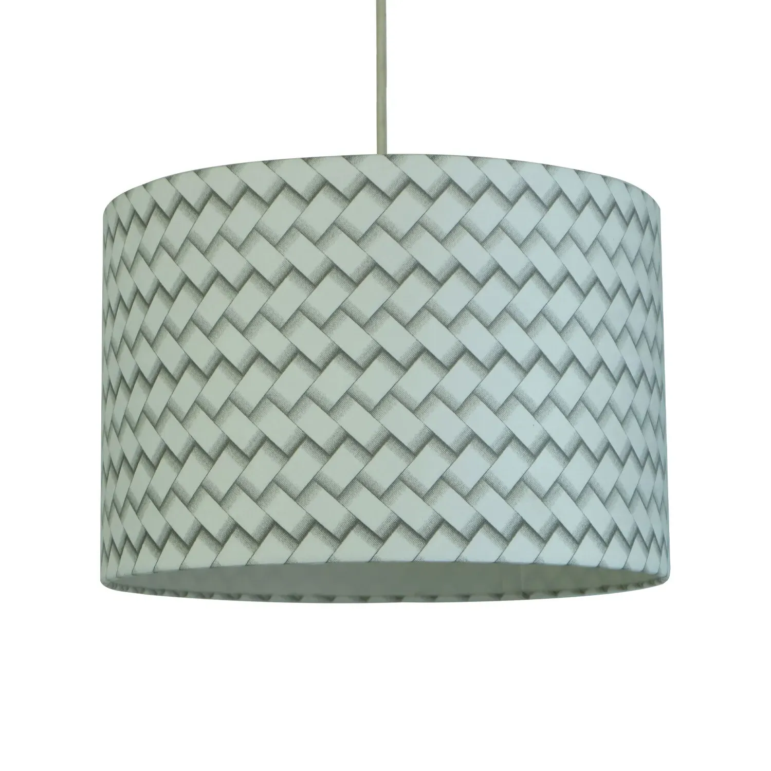 Interlinked Lamp Shade - Monochrome, Faux Suede image