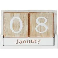 Iris Desk Calendar - White