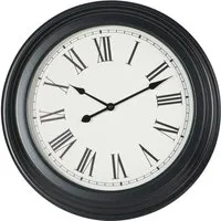 Iron Wall Clock 40cm - Black
