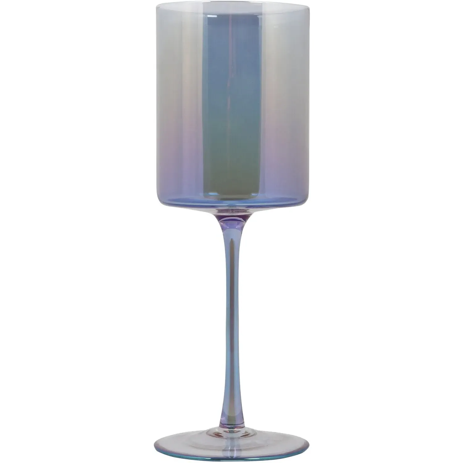 Iryssa Lustre Wine Glass - Blue