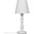 Isabelle Table Lamp - White, Polyresin