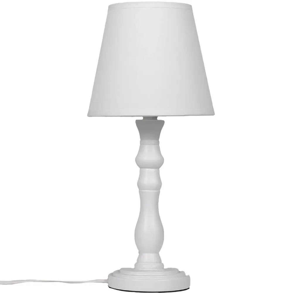 Isabelle Table Lamp - White, Polyresin image
