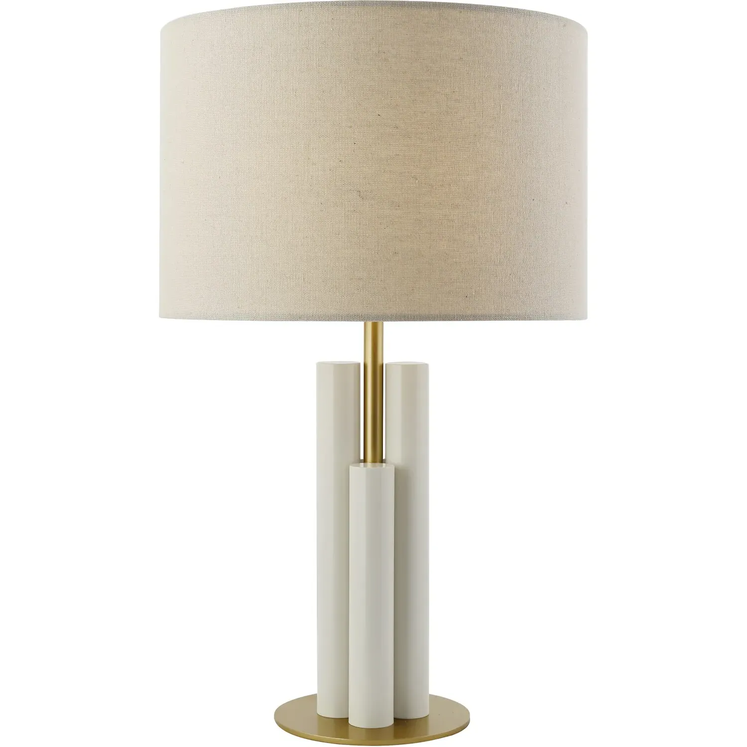 Isadora Table Lamp - White, Gold