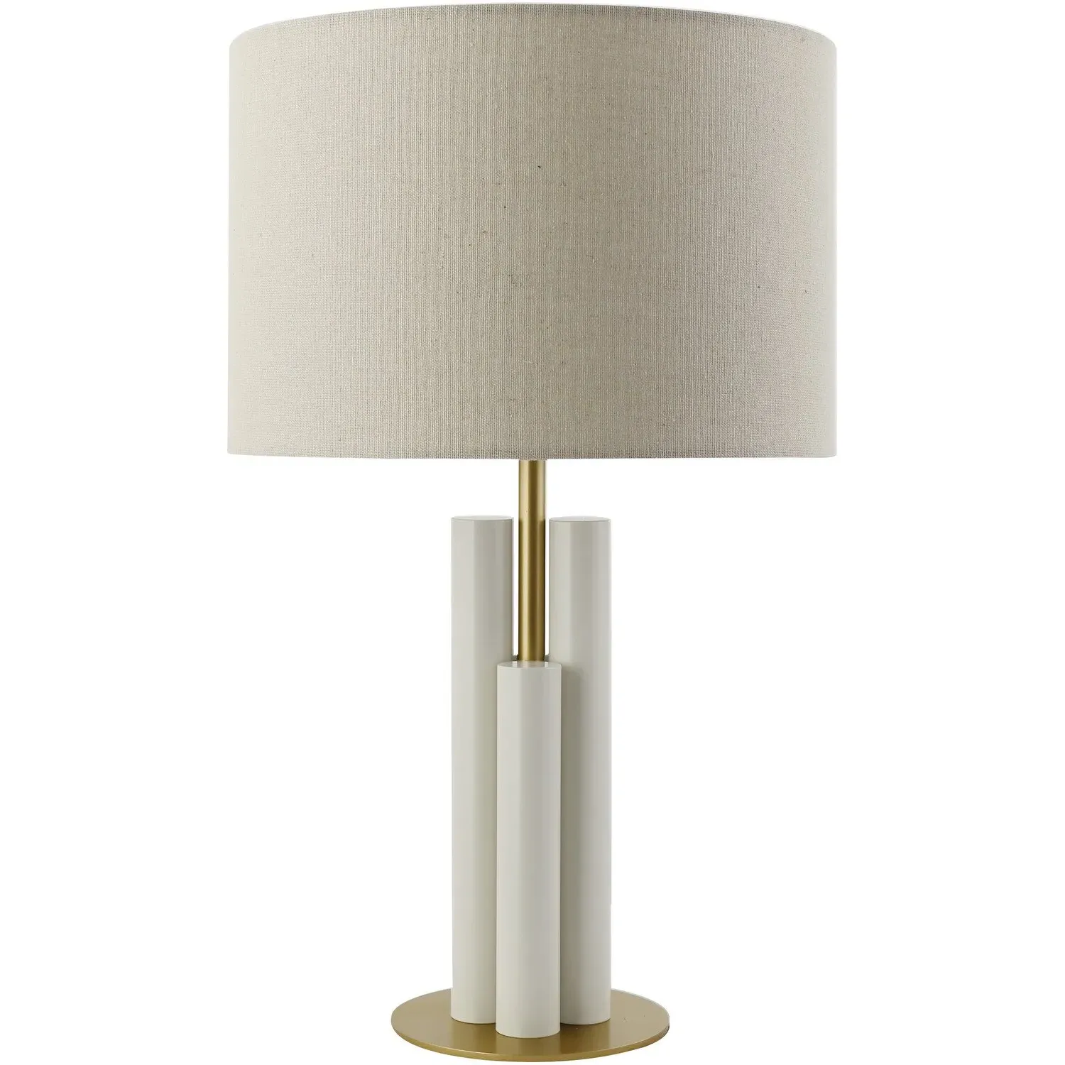 Isadora Table Lamp - White, Gold
