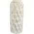 Isla Tall Metal Vase - White