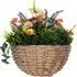 Ivy Artificial Hanging Wall Basket - 33cm