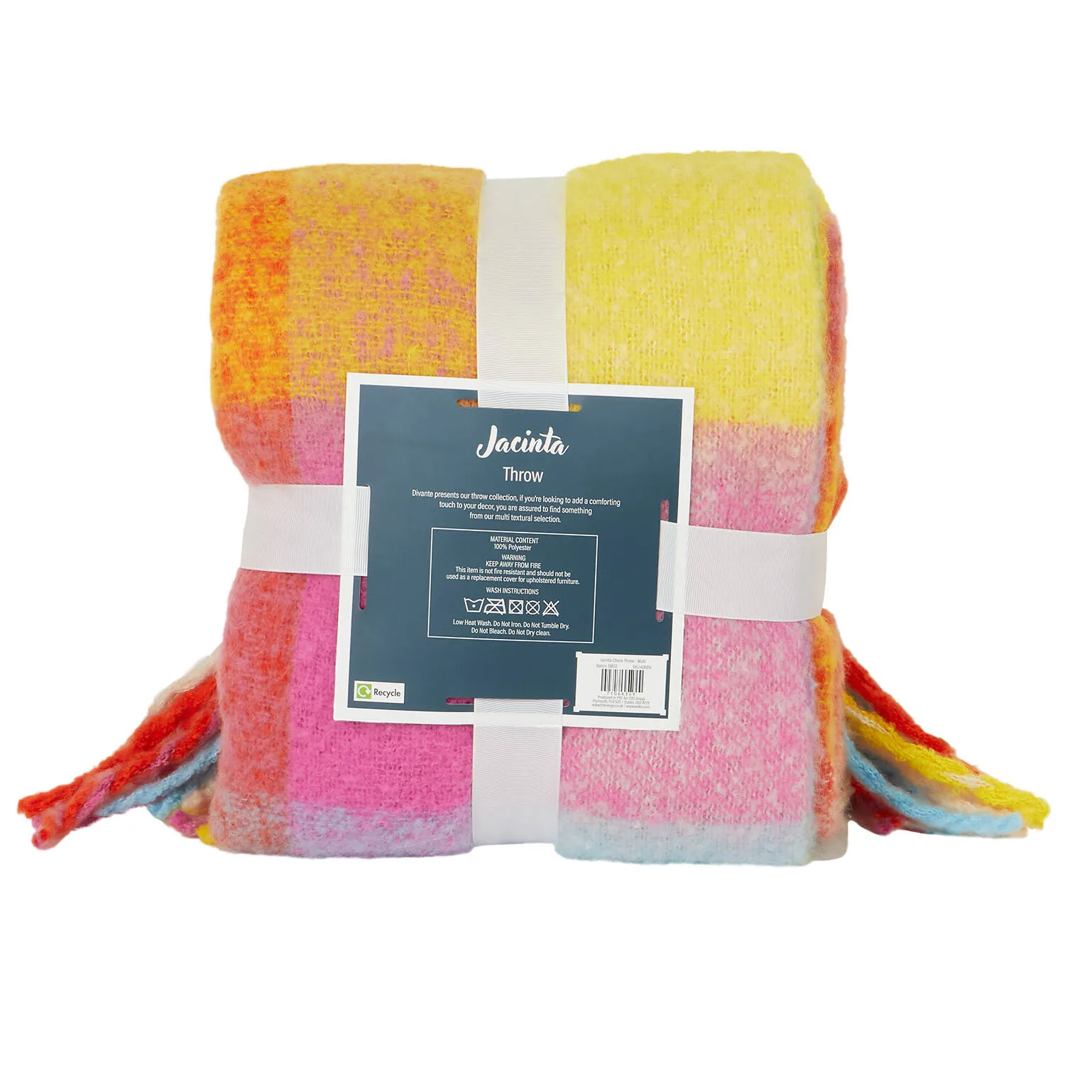 Jacinta Check Throw - Multicolour