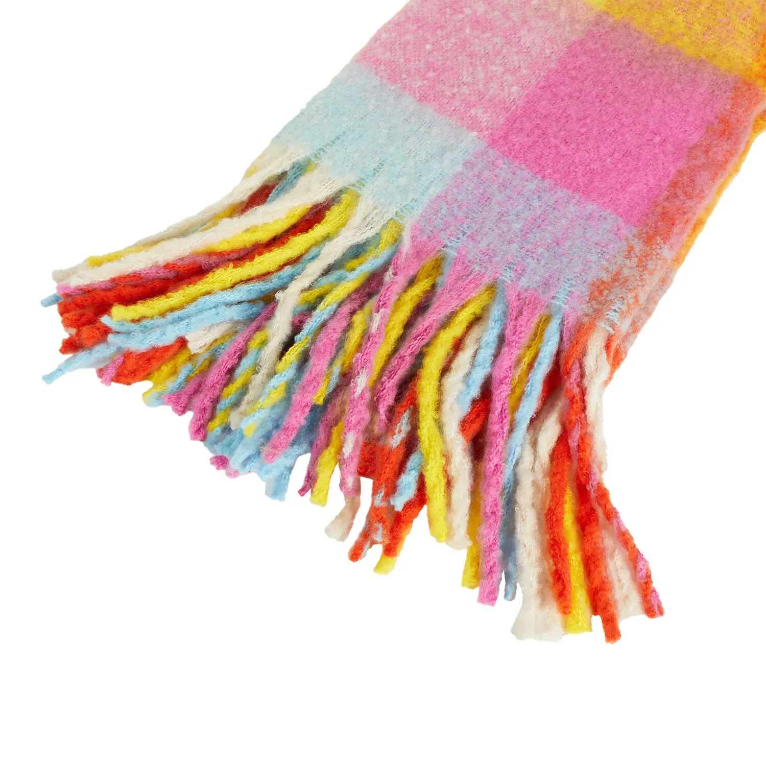 Jacinta Check Throw - Multicolour