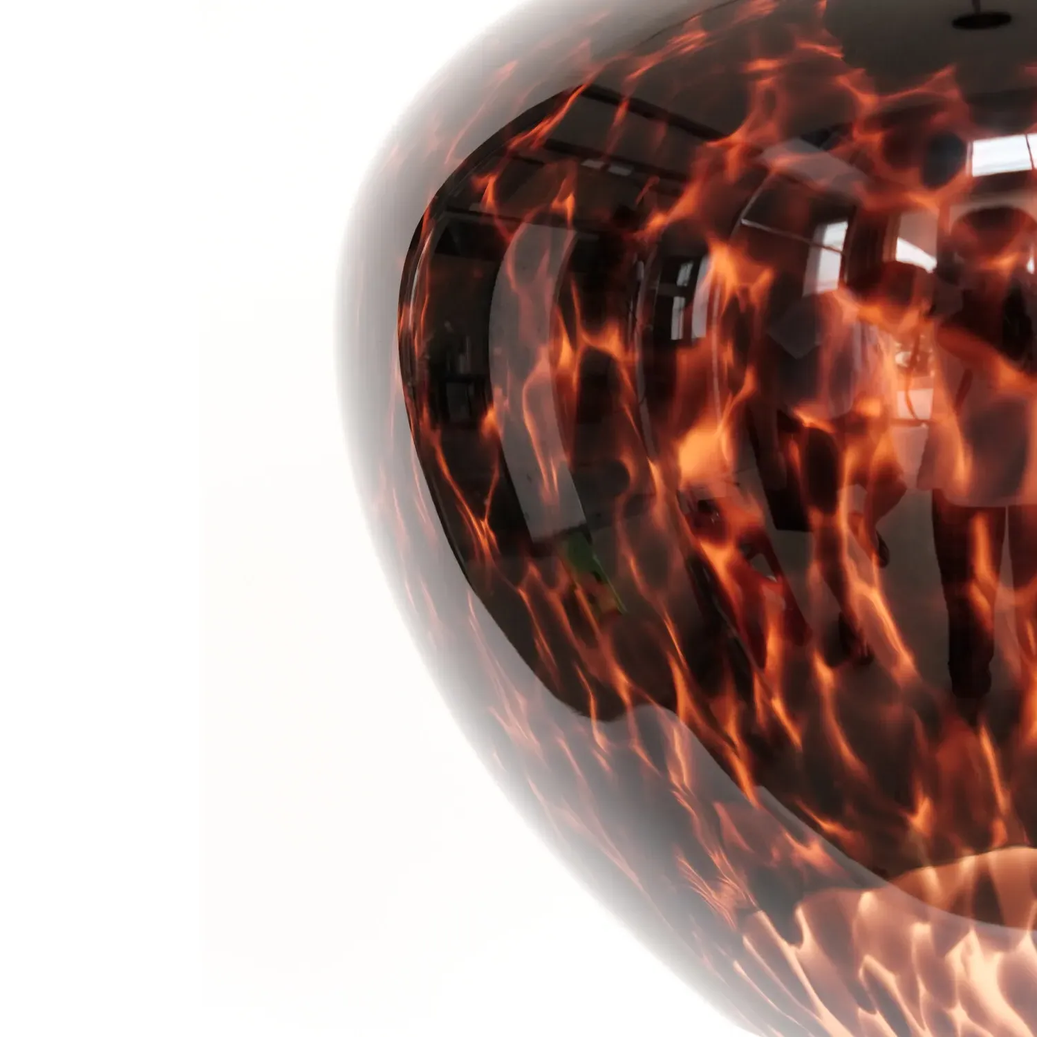 Jaelyn Pendant Shade - Black and Rust