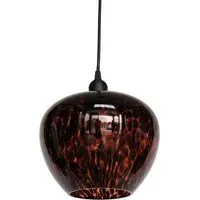 Jaelyn Pendant Shade - Black and Rust